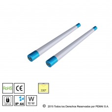 Tubo de Cristal T8, 10W, 60CM, Blanco Neutro